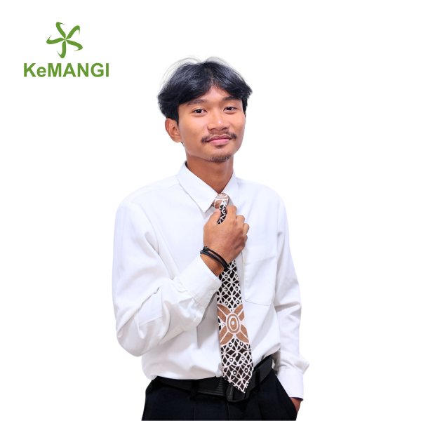 Dasi Mangrove Mbah Sumat Motif Bunga Mangrove 2